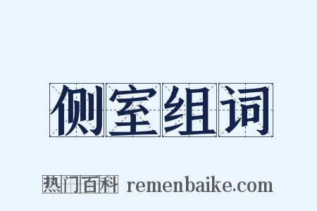 侧室组词是什么意思的图片